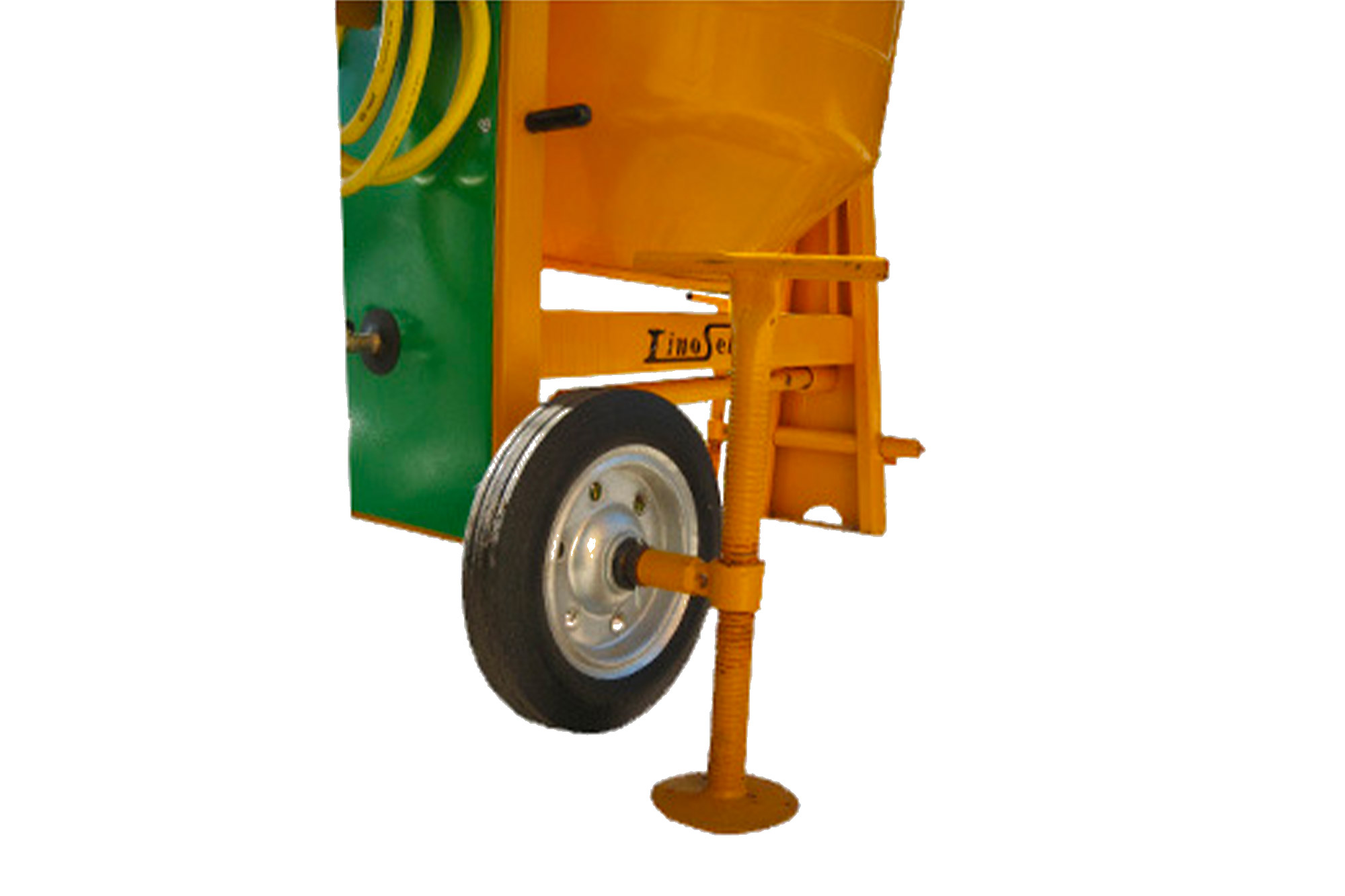 The stability of the machine is guaranteed by front and rear stabilizers, which allow the use of the machine of every kind of ground Model S 320 Type S 03 AC